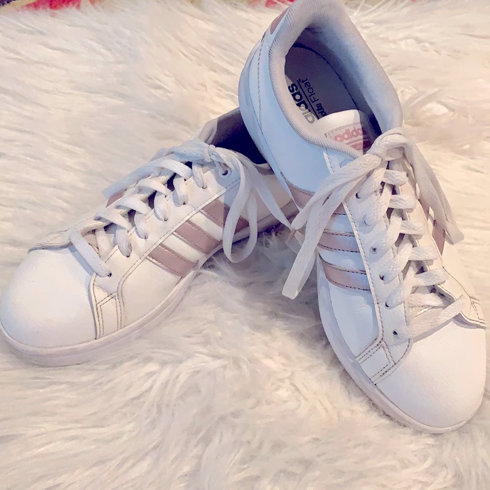 *DONATED* Adidas Ortholite Sneakers with Rose Gold